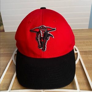 Preowned “Texas Tech” Hat/Cap. Adjustable. Red/Black. One Size Fits Most